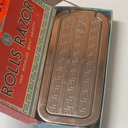 SUPERB VINTAGE ROLLS IMPERIAL NO2 1950S SAFETY RAZOR