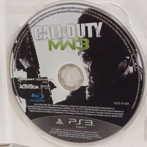 CALL OF DUTY MODERN WARFARE 3 PLAYSTATION 3 GAME