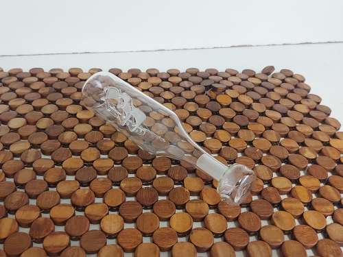 EXQUISITE SHIP IN A BOTTLE  GLASS BLOWN