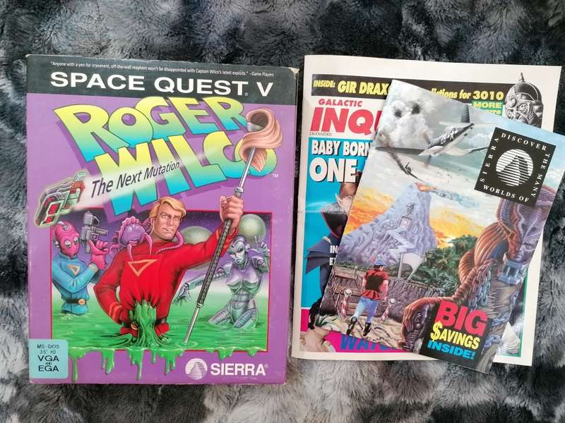Space Quest V Roger Wilco The Next Mutation Floppy Disk Game