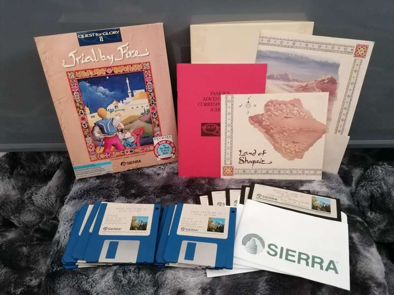 Quest for Glory II Trial by Fire Floppy Disk
