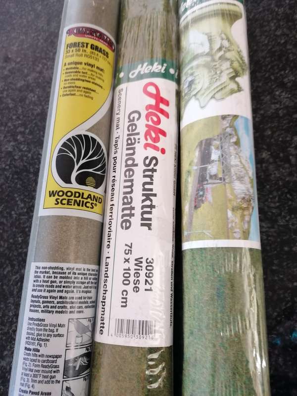 Woodland Scenics & Heki Scenery Mats x 3