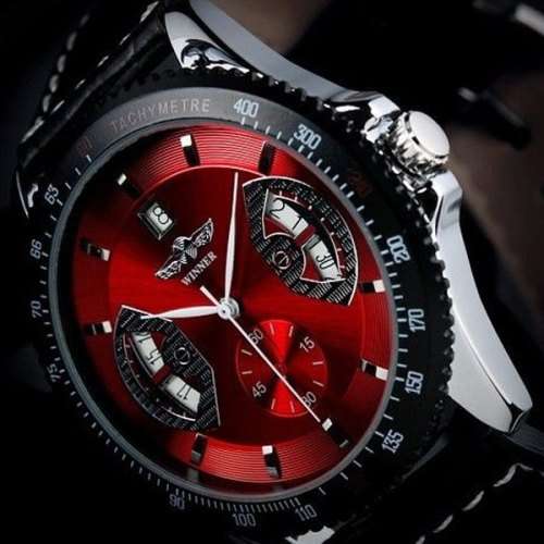*FREE GIFT BOX INCLUDED* Winner Luxurious Automatic Chronograph Timepiece