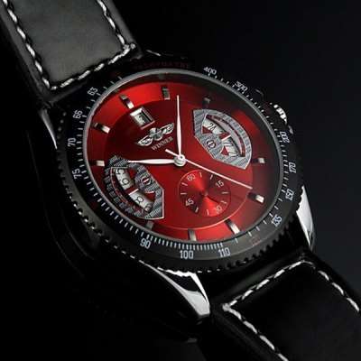 *FREE GIFT BOX INCLUDED* Winner Luxurious Automatic Chronograph Timepiece