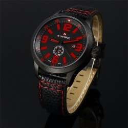 *MUST-HAVE* NAVIFORCE Luxurious Leather *DATE DISPLAY* Timepiece