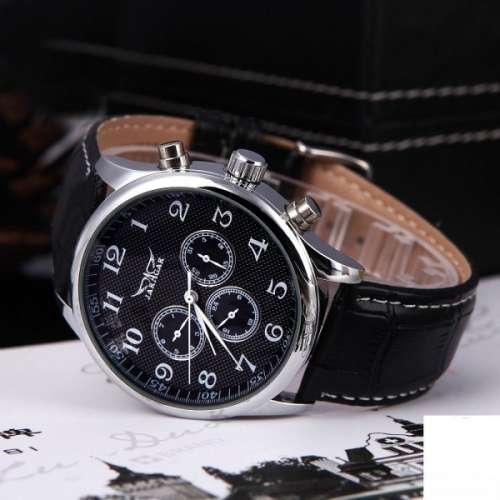 *PROFESSIONAL* JARAGAR CHRONOGRAPH *WORKING SUB-DIALS* Automatic Luxurious Timepiece