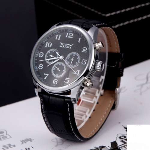 *PROFESSIONAL* JARAGAR CHRONOGRAPH *WORKING SUB-DIALS* Automatic Luxurious Timepiece