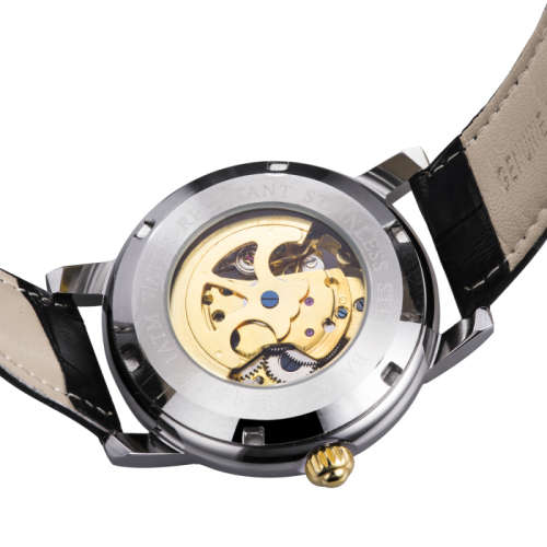 *DIAMONDS* FLENT Diamond Chronograph Automatic Hollow Timepiece