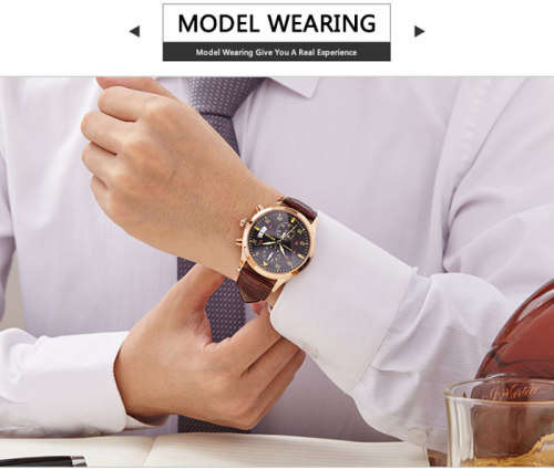 *FULLY-LOADED* MEGIR Waterproof & Working Sub-Dials Full Spec Luxurious Timepiece