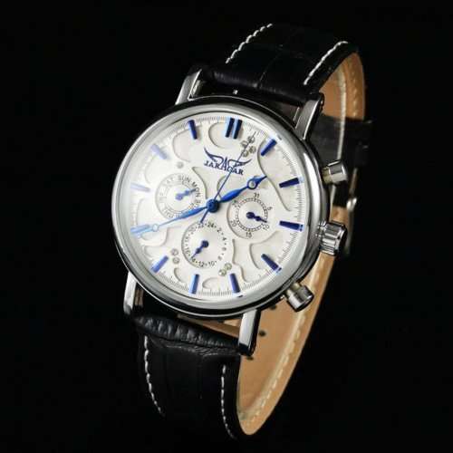 *QUALITY!!* JARAGAR Top Brand Chronograph Luxurious Automatic Timepiece!