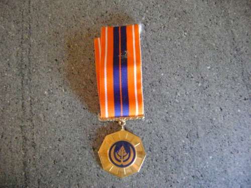 SADF PRO PATRIA MEDAL. NUMBER 85004.