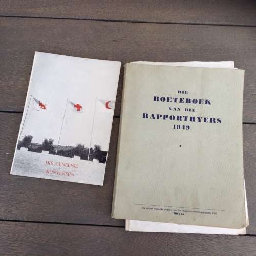 GENEEFSE KONVENSIES MANIFESTO EN DIE RAPPORTRYERS 1949 ROETEBOEK. SEE DESC.