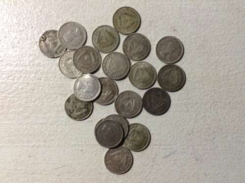 21 UNION TICKEYS.   50% SILVER.