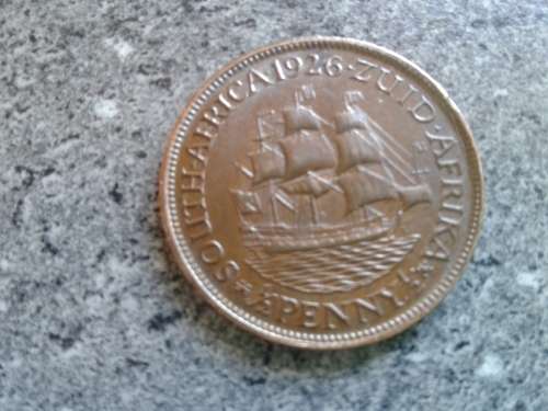 GREAT 1926 UNION OF SA half penny. MINTAGE 64000.