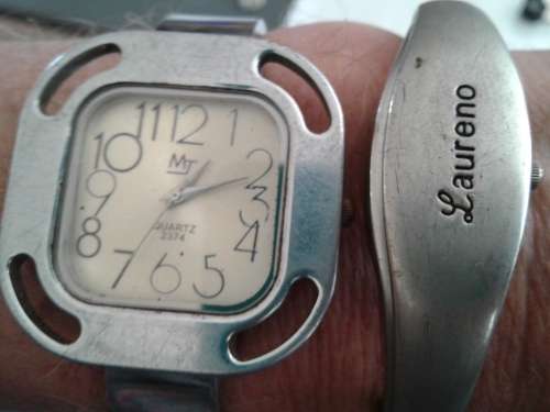 Untested My and Laureno ladies 'wrist watches.Bid 1 taking 2.