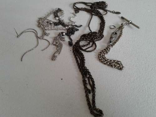 Jewelry chains and snippets.