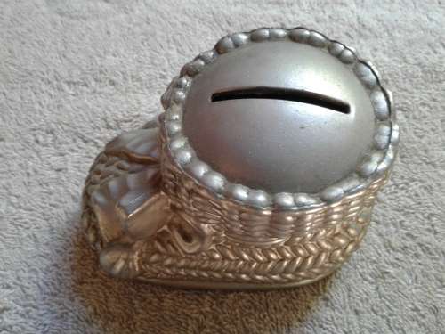 Cute Baby savings Shoe.Silver/plated?