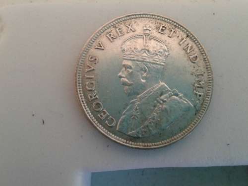 AU 1923 EAST AFRICAN 1 SHILLING SILVER COIN.EXCEPTIONAL.