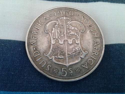 1960 UNION OF SA. SILVER CROWN.