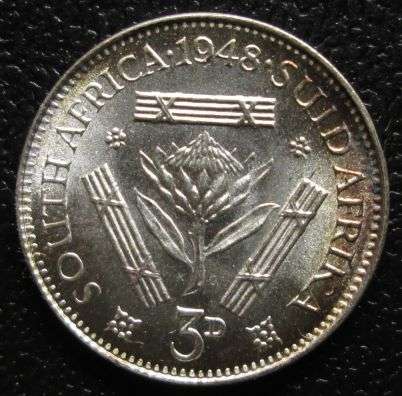 1948 Silver Threepence