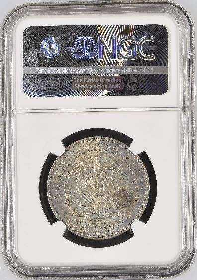 1896 ZAR Halfcrown NGC graded AU