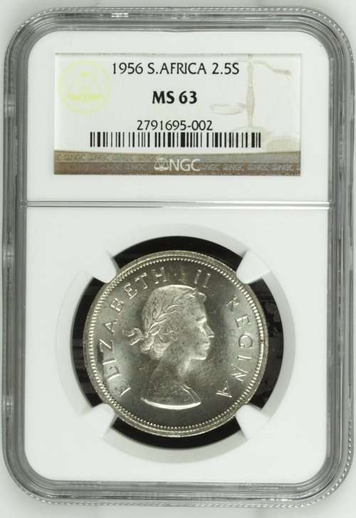 1956 Halfcrown NGC graded MS63!