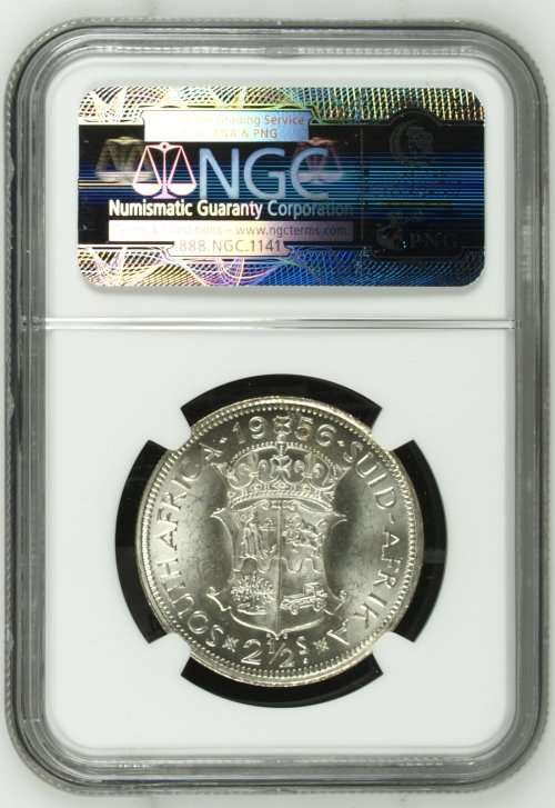 1956 Halfcrown NGC graded MS63!