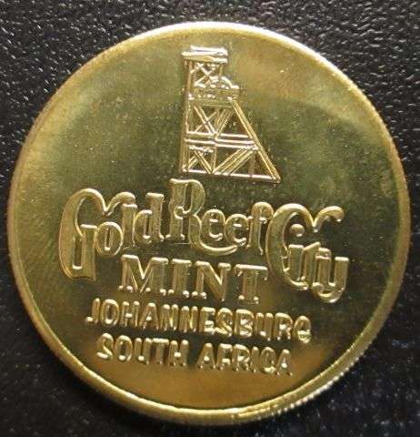 Gold Reef City mint: Good Luck medallion / Token