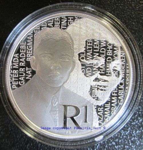 2015 Protea Proof Silver R1 coin!! Mandela Life of a Legend