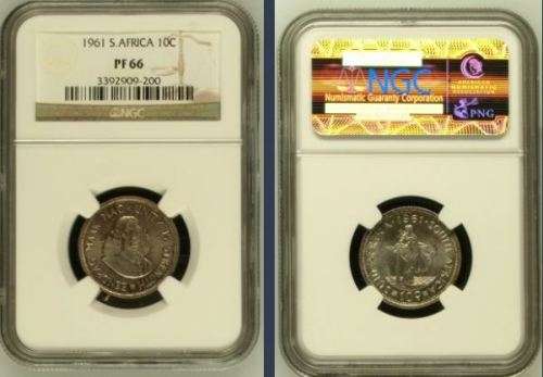1961 10c NGC graded PF 66 !!