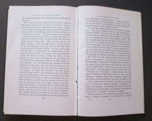 Naught For Your Comfort by Father Trevor Huddleston, 1956, 1st Edition