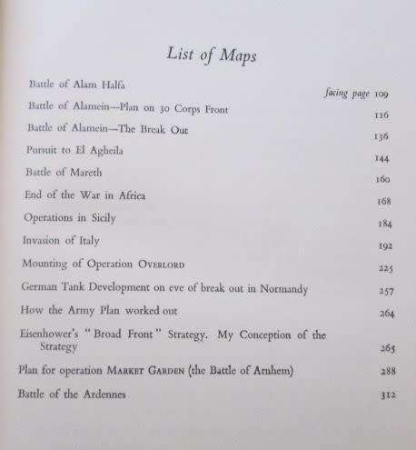 The Memoirs of Field-Marshal The Viscount Montgomery of Alamein, K.G, 1958, 1st edition