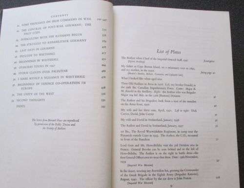 The Memoirs of Field-Marshal The Viscount Montgomery of Alamein, K.G, 1958, 1st edition
