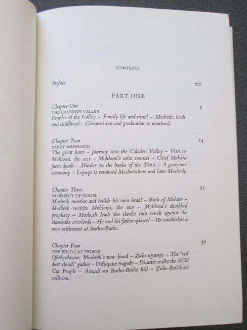 Hill of Destiny - The Life and Times of Moshesh, Founder of the Basotho by Peter Becker 1st Edition