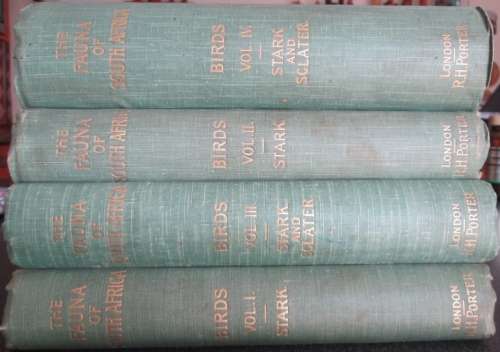 The Fauna of South Africa, The Birds of South Africa, vol I-IV, Stark, Edited by W.L. Sclater