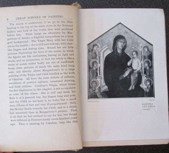 Great Schools of Painting by Winifred Turner, 1915 First Edition, Scarce Book