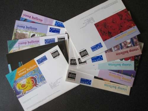 80 Australian Post Stamp Bulletin Books, 1987 - 2002, No 191 - 265