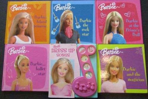 I LOVE BARBIE Stories and Songs, Girls, 6 - 8 Years Old, 6 Books Set