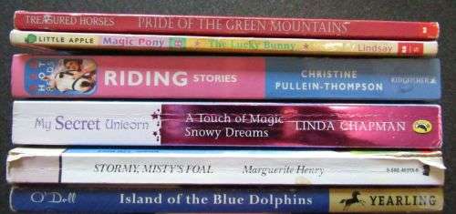 I LOVE HORSES and DOLPHINS Books for Girls, 8 - 11 Years Old, 6 Books Set