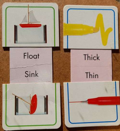 OPPOSITES Slide and Learn Intercative Flash Cards 3-6 years