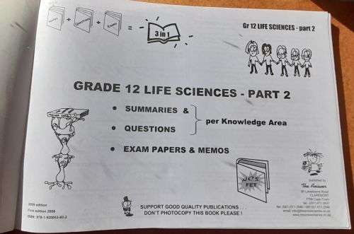 GR 12 LIFE SCIENCES P1+P2, NotesQuetionsAnsw `3 in 1` Helena Fouche Liesl Sterrenberg, Answer Series