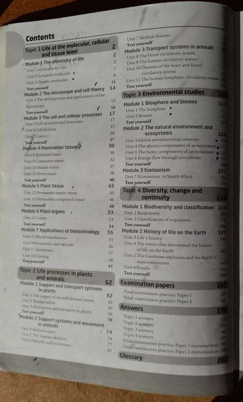 Grade 10 Life Sciences X-Kit ACHIEVE Revision, Questions, Answers