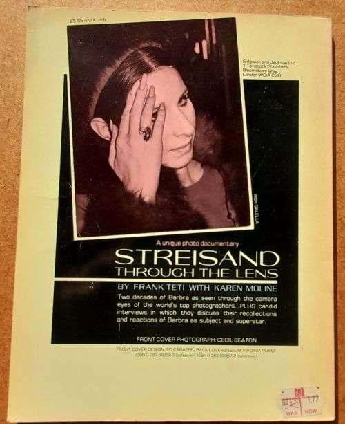 Streisand, Through the Lens by Frank Teti with Karen Moline - FIRST EDITION