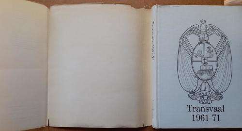 Transvaal 1961-71 - Transvaal Provincial Administration, Voortrekkerpers, 1971, FIRST EDITION