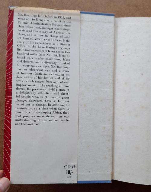 African Morning by R.O. Hennings  - 1951 First Edition