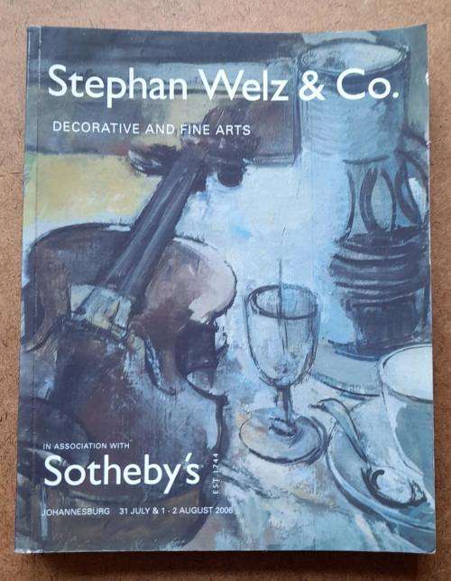 Two Stephan Welz & Co. Decorative and Fine Arts, and Jewels Sotheby`s Catalogues