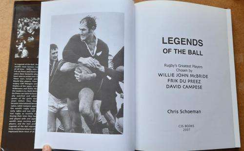 Legends of the Ball, Rugby`s Greatest Players by Chris Schoeman