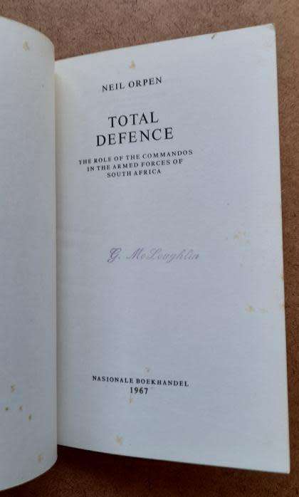 Total Defence by Neil Orpen - First Edition, Rare Item