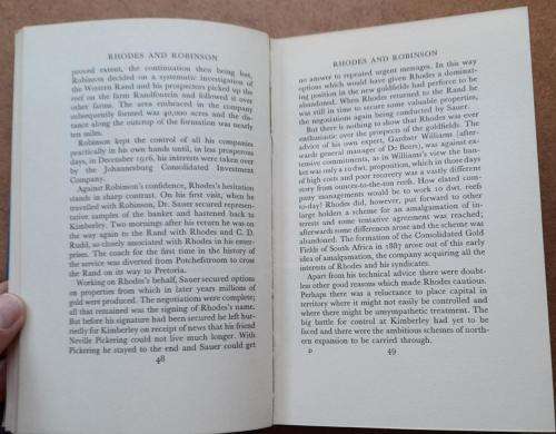 Fifty Golden Years of the Rand 1886 to 1936 by D. Jacobsson