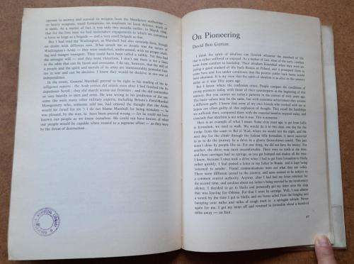 David Ben-Gurion 1889 - 1973, Edited by Ben Moshe